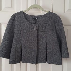 H&M Cropped Jacket w/ shimmer